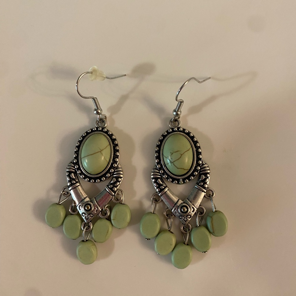 Sage earrings